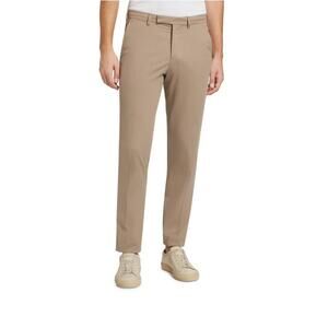 $995 NWT Brett Johnson Beige Cashmere & Cotton Blend Chino Pants Size 58(42)